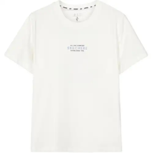 Skechers T Shirt Women's Marshmallow White