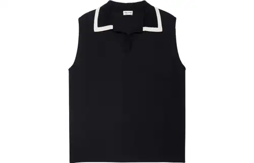 SAINT LAURENT Polo Shirt Women's Black