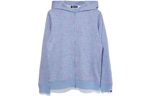 A BATHING APE Sweatshirts Women's Hooded Moderate Cardigan