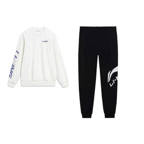 Li Ning Casual Sportswear Men's Crew Neck Moderate