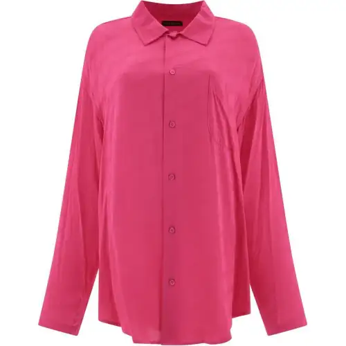 Balenciaga Bb Monogram Jacquard Long Sleeved Shirt