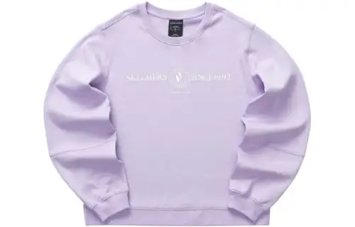 Skechers Sweatshirts Women's Purple/01NE Crew Neck Moderate Regular