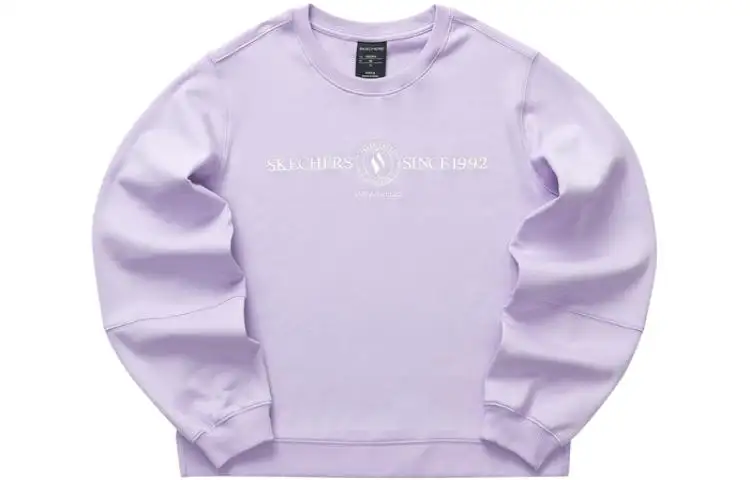 Skechers Sweatshirts Women's Purple/01NE Crew Neck Moderate Regular