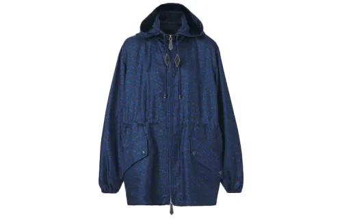 Burberry Jackets Women's Blue Hooded Moderate Other