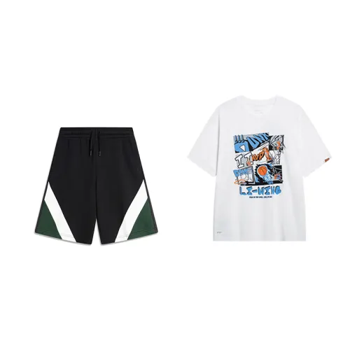 Li Ning Casual Sportswear Men's Crew Neck Moderate