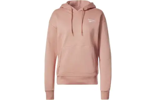 Reebok Sweatshirts Women's Pink Hooded Moderate Regular
