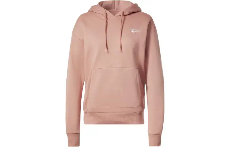 Reebok Sweatshirts Women's Pink Hooded Moderate Regular