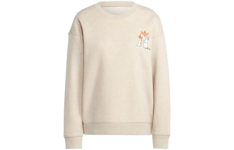 Adidas Originals Sweatshirts Women's Sandstone Crew Neck Moderate Regular