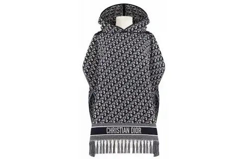 DIOR Quarterly New Products Cloaks Women's Black Moderate