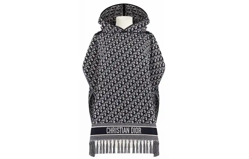 DIOR Quarterly New Products Cloaks Women's Black Moderate