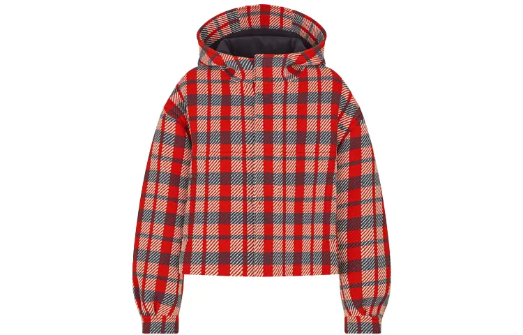 DIOR Quarterly New Products Jackets Women's Red Hooded Moderate Other