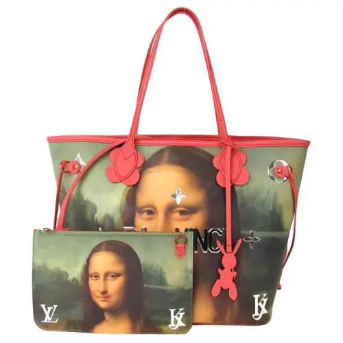 LOUIS VUITTON Leather Handbag Women's Multicolor