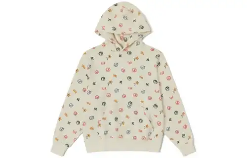 Vans Sweatshirts Women's Ecru Hooded Thickened Regular