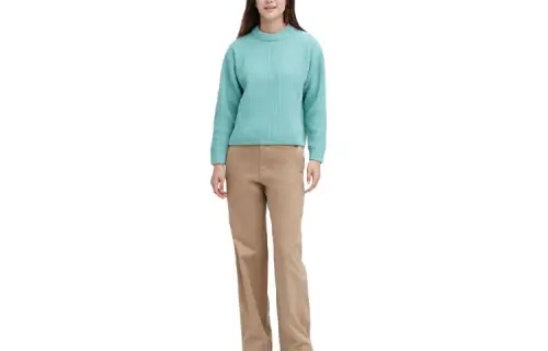 UNIQLO Knitwear Women's Aqua Blue Turtleneck Moderate Other