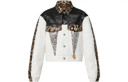 LOUIS VUITTON Mixed Material Boxy Jacket