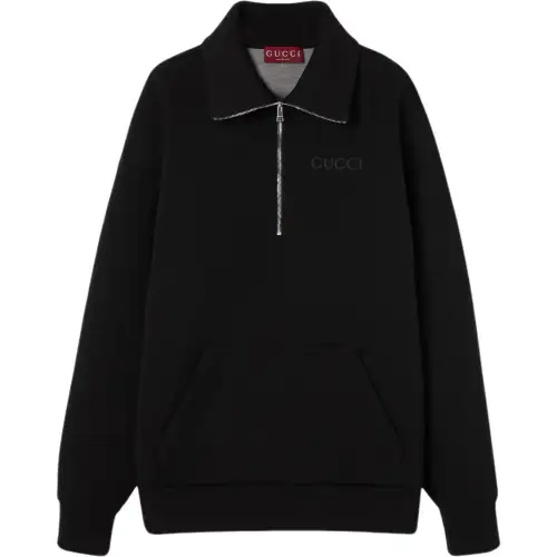 GUCCI Jersey Zip Sweatshirt