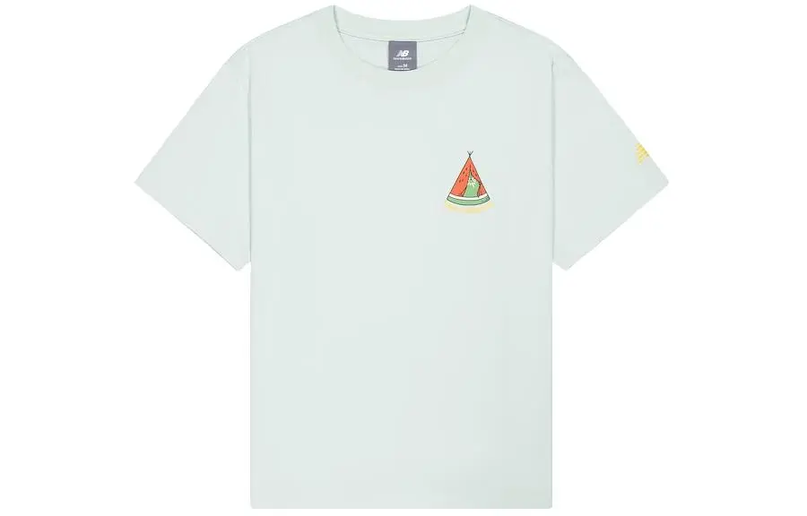 New Balance Drop Shoulder Sleeve T Shirt Women's Light Blue