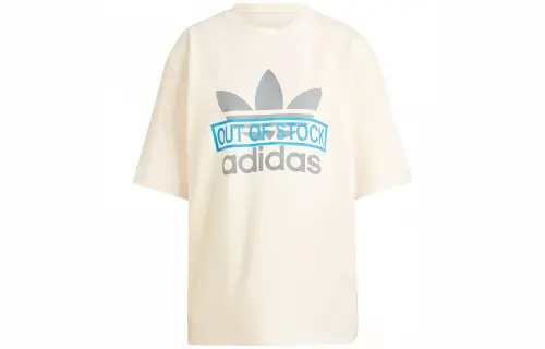 Adidas Originals X KSENIASCHNAIDER Drop Shoulder Sleeve T Shirt Women's Ecru
