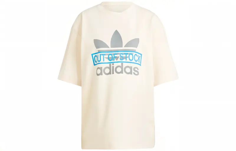 Adidas Originals X KSENIASCHNAIDER Drop Shoulder Sleeve T Shirt Women's Ecru