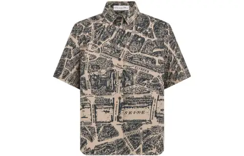 DIOR Shirts Women's Umber Lapel Moderate Other