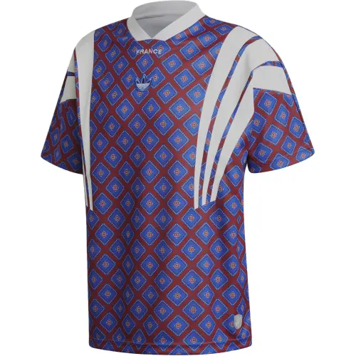 Adidas Originals Neu 3 STREIFEN Soccer Jersey Men's Blue