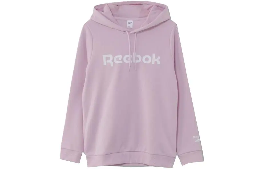 Reebok Sweatshirts Women's Pink Hooded (Non-detachable) Moderate Straight Fit