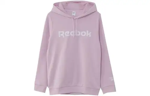 Reebok Sweatshirts Women's Pink Hooded Moderate Regular