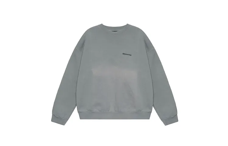 Balenciaga Sweatshirt Regular Fit Women's Gray