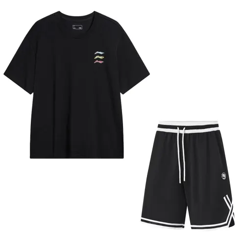 Li Ning Casual Sportswear Men's Crew Neck Moderate