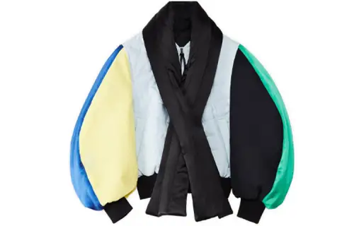 LOEWE Circular Sleeve Bomber Jacket 'Multicolor'