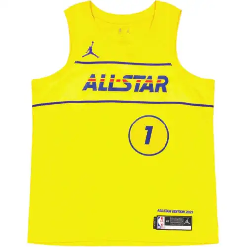 Jordan NBA All Star ASW M Swgmn Jsy T2 Williamson Zion Basketball Jersey Men's Yellow