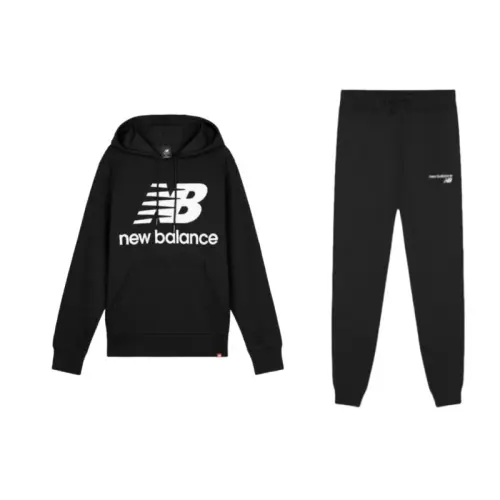 New Balance Sweatshirt Set Unisex Black