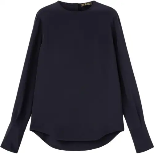 Loro Piana FW24 Shirt Women's Marine Blue
