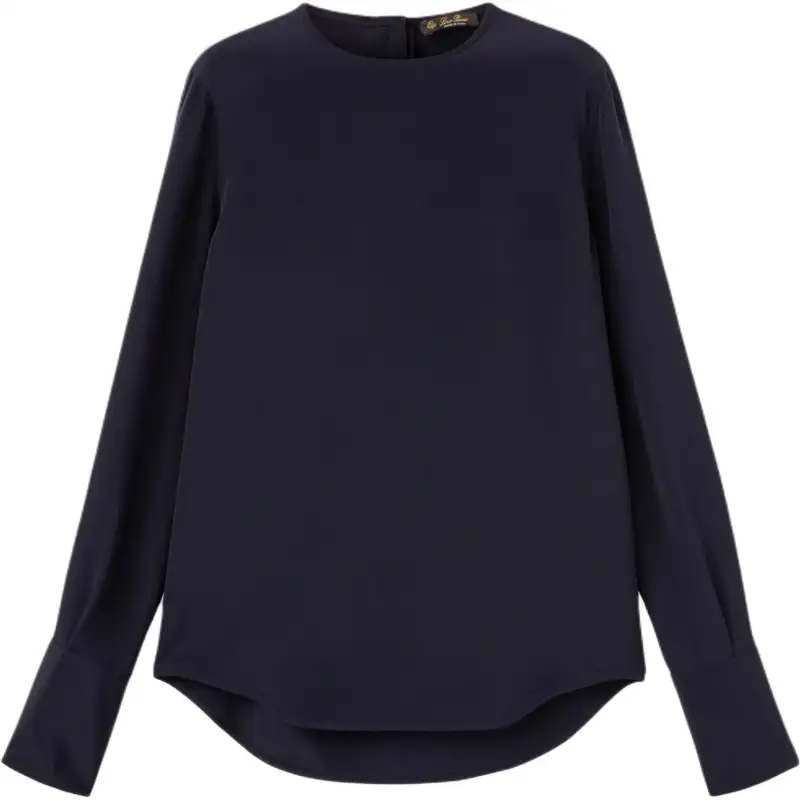 Loro Piana FW24 Shirt Women's Marine Blue
