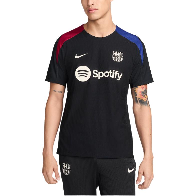 Nike Dri FIT ADV FW24 Strike Elite Soccer Jersey Men’s Black/Noble Red/Dark Royal Blue/Light Oregon Woody Brown
