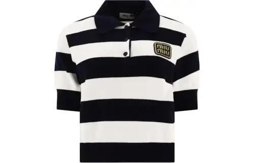 MIU MIU SS24 Polo Shirt Women's Multicolor