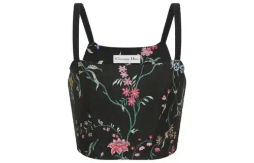 DIOR Strapless Top Women's Black