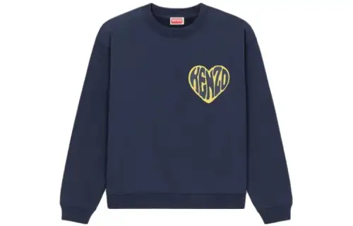 KENZO Sweatshirts Women's Blue Crew Neck Moderate Regular