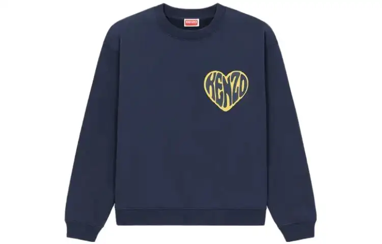 KENZO Sweatshirts Women's Blue Crew Neck Moderate Regular