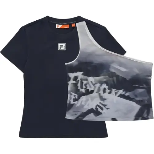 FILA FUSION x BEAMS T Shirt Women's Black