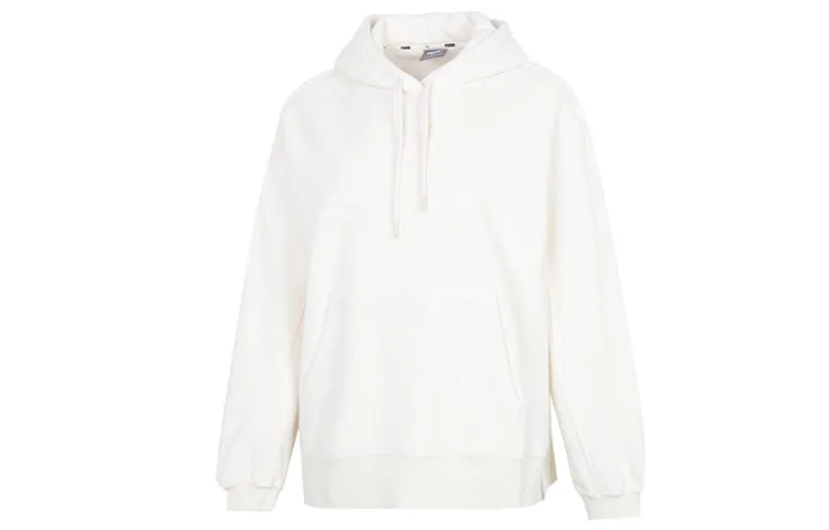 PUMA Sweatshirts Women's White Hooded Moderate Regular