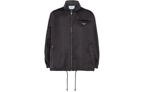 PRADA Jackets Women's Black Lapel Moderate Other