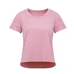 ASICS T Shirts Women's Pink Crew Neck Moderate Other