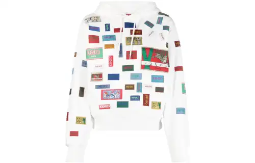 KENZO Graphic Logo Printed Hoodie