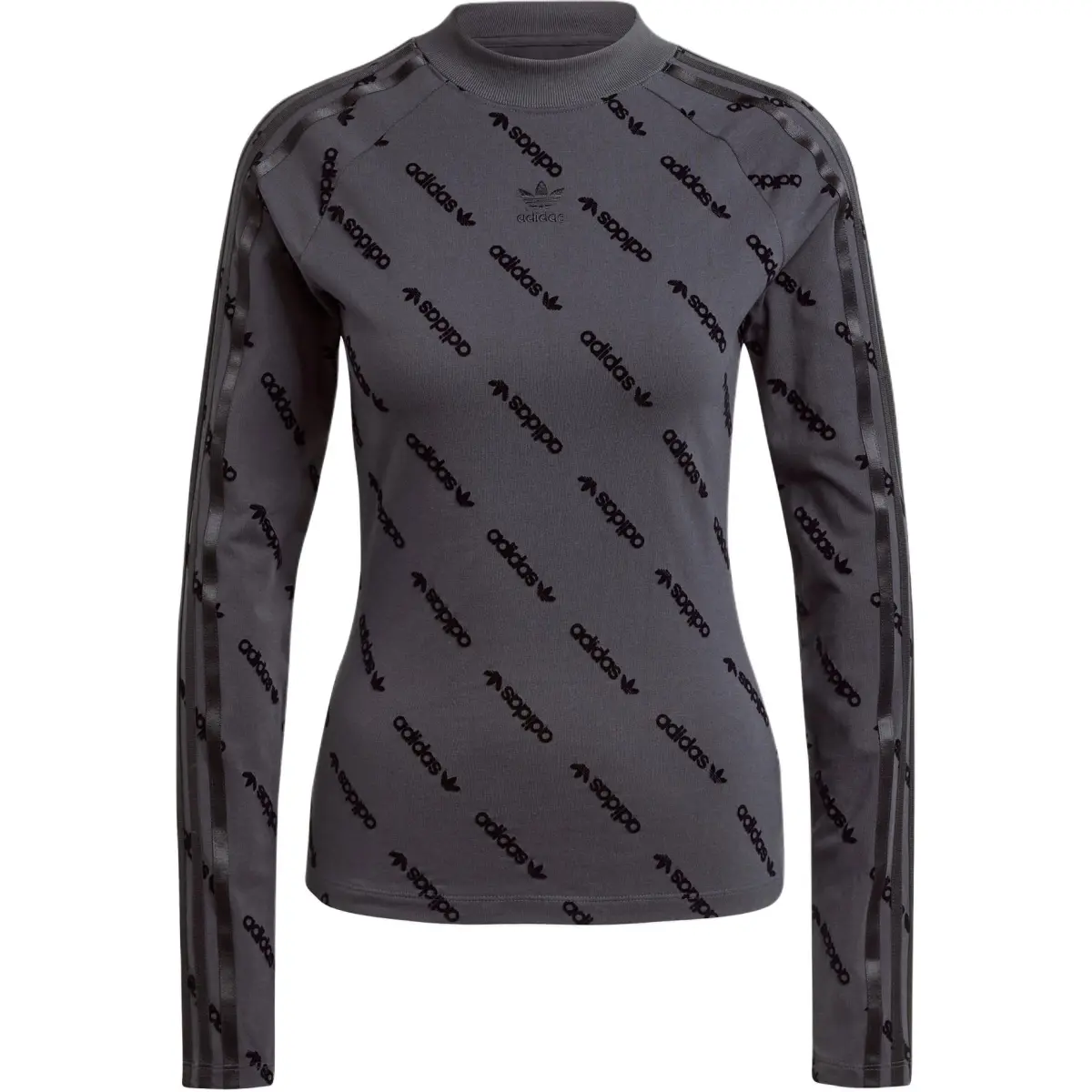 Adidas Originals LONG SLEEVE TOP T Shirt Women's Carbon Black