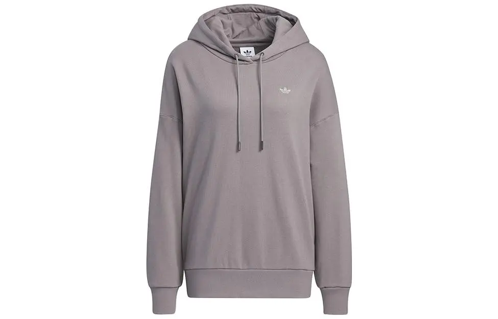 Adidas Originals Sweatshirts Women's Purple Hooded Moderate Regular