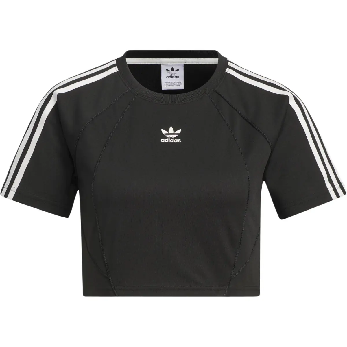 Adidas Originals BABY TEE Raglan Sleeve T Shirt Women's Black