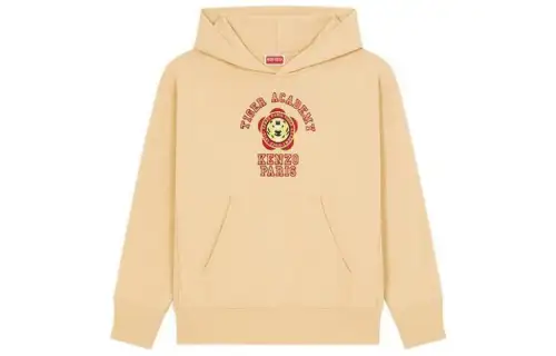 KENZO Sweatshirts Women's Light Camel Hooded Moderate Regular