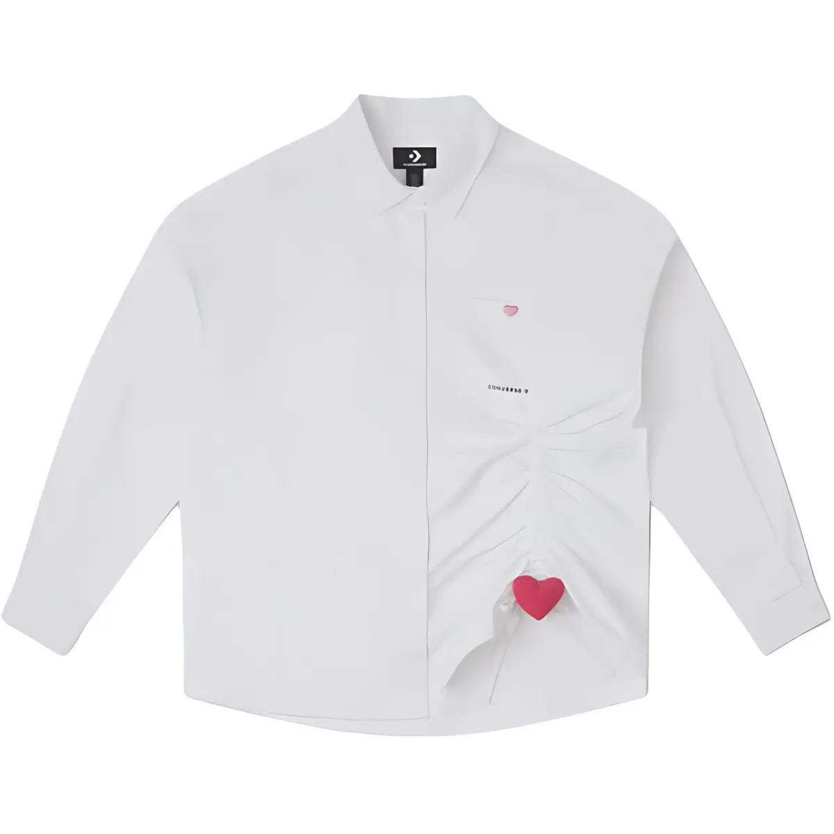 Converse Shirts Women's White Lapel Moderate Other