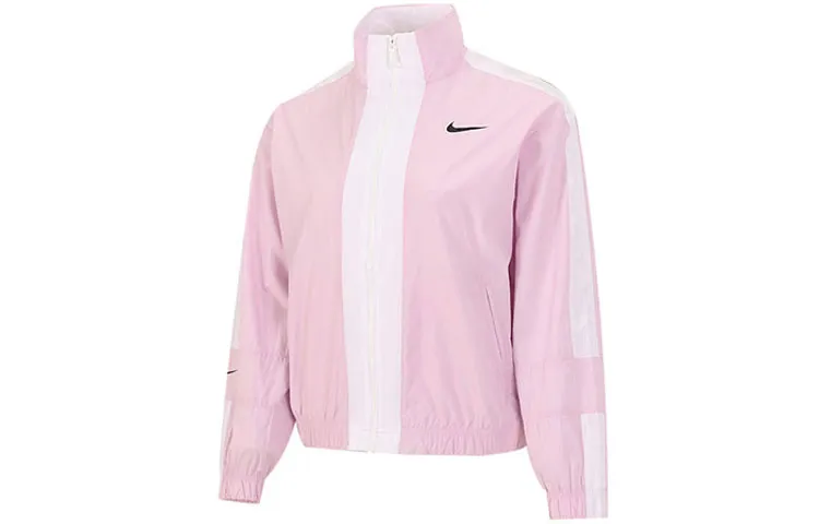 Nike Jackets Women's Pink Stand Collar Moderate Other